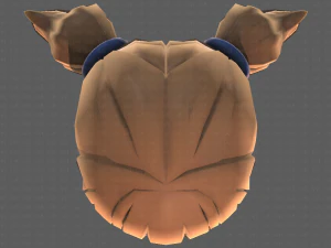 Base Hair for girl V05 3D Model