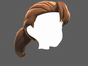 Base Hair for girl V06 Modèle 3D