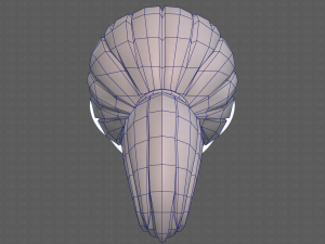 Base Hair for girl V06 Modèle 3D