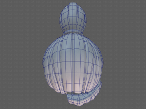 Base Hair for girl V06 Modèle 3D