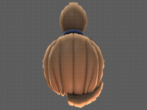 Base Hair for girl V06 Modèle 3D