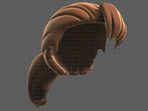 Base Hair for girl V06 Modèle 3D