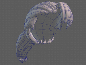 Base Hair for girl V06 Modèle 3D