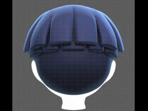 Base Hair for Boy V05 3D Model