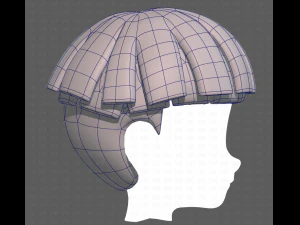 Base Hair for Boy V05 3D Model