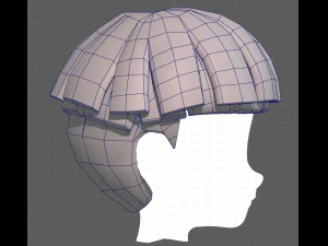 Base Hair for Boy V05 3D Model