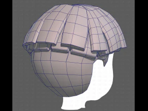 Base Hair for Boy V05 3D Model