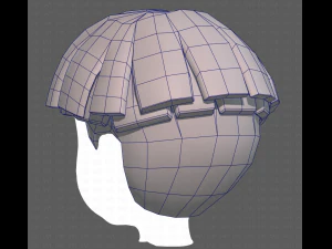 Base Hair for Boy V05 3D Model