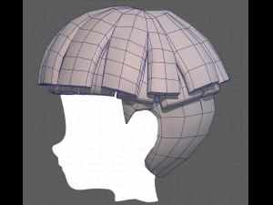 Base Hair for Boy V05 3D Model