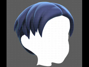 Base Hair for Boy V06 3D Model