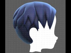 Base Hair for Boy V06 3Dモデル