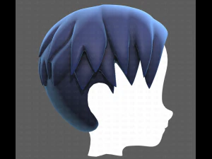 Base Hair for Boy V06 3D Model