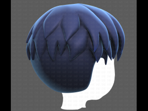 Base Hair for Boy V06 3Dモデル