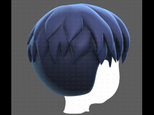 Base Hair for Boy V06 3D Model