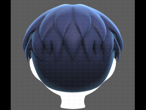 Base Hair for Boy V06 3Dモデル