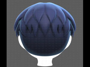 Base Hair for Boy V06 3D Model