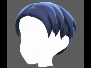 Base Hair for Boy V06 3D Model