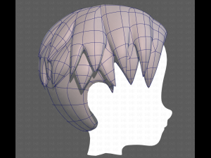 Base Hair for Boy V06 3Dモデル