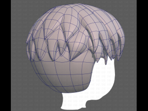 Base Hair for Boy V06 3Dモデル