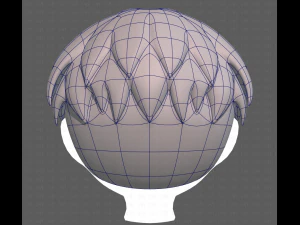 Base Hair for Boy V06 3D Model