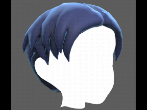 Base Hair for Boy V06 3D Model