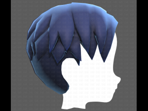 Base Hair for Boy V06 3Dモデル