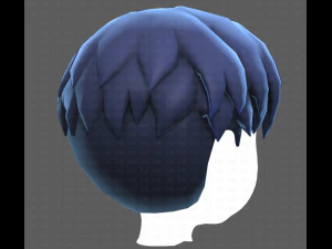 Base Hair for Boy V06 3D Model
