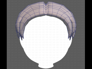 Base Hair for Boy V06 3Dモデル