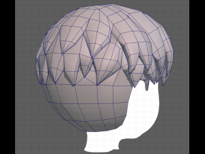 Base Hair for Boy V06 3Dモデル