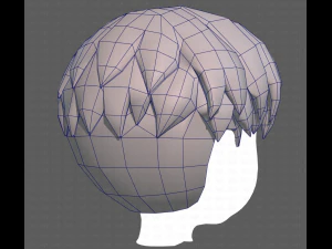 Base Hair for Boy V06 3D Model