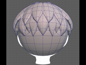 Base Hair for Boy V06 3Dモデル