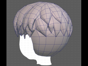 Base Hair for Boy V06 3Dモデル