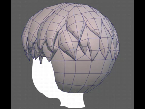 Base Hair for Boy V06 3D Model