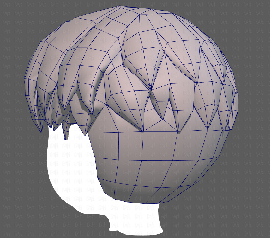 3d hair style for boy v06 3D Model in Other 3DExport