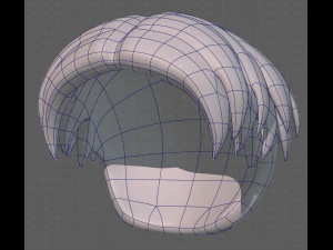 Base Hair for Boy V06 3D Model