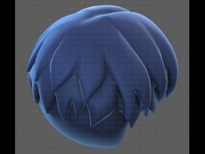 Base Hair for Boy V06 3Dモデル
