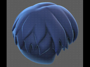 Base Hair for Boy V06 3D Model