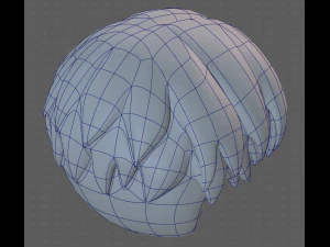 Base Hair for Boy V06 3D Model