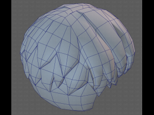 Base Hair for Boy V06 3Dモデル
