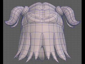 Base Hair for girl V07 3D 모델