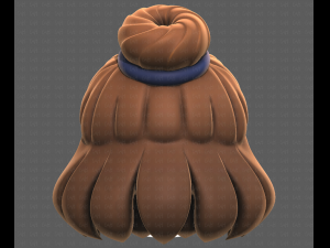 Base Hair for girl V08 3Dモデル