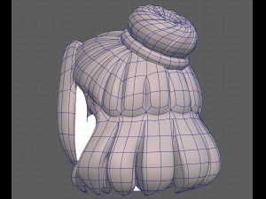 Base Hair for girl V08 3Dモデル