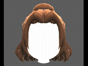 Base Hair for girl V08 3Dモデル