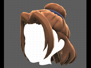 Base Hair for girl V08 3Dモデル