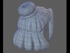 Base Hair for girl V08 3Dモデル