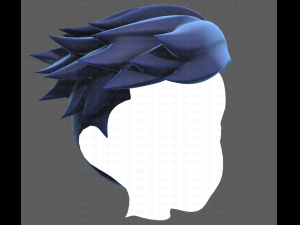 Base Hair for Boy V07 Modèle 3D