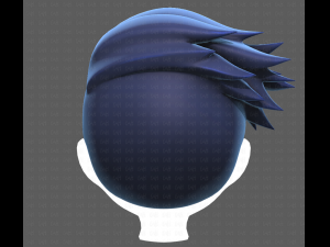 Base Hair for Boy V07 Modèle 3D