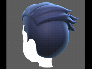 Base Hair for Boy V07 Modèle 3D