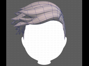 Base Hair for Boy V07 Modèle 3D