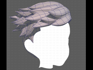 Base Hair for Boy V07 Modèle 3D